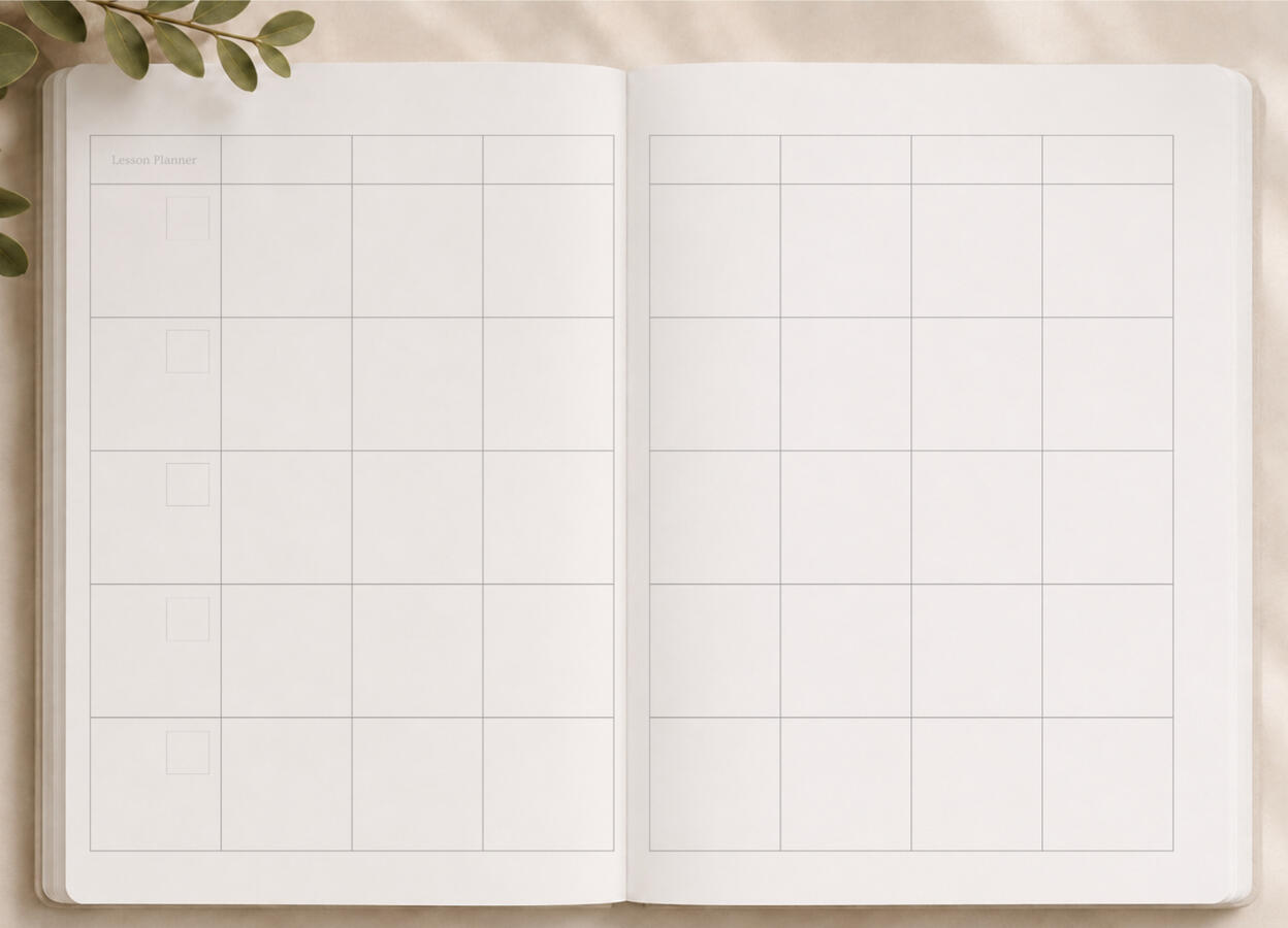 Weekly Lesson Plan Mockup Weekly Lesson Plan Mockup